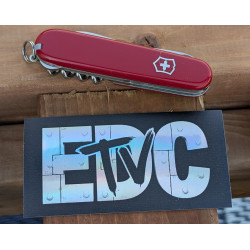 EDC-TV Sticker- Holographic