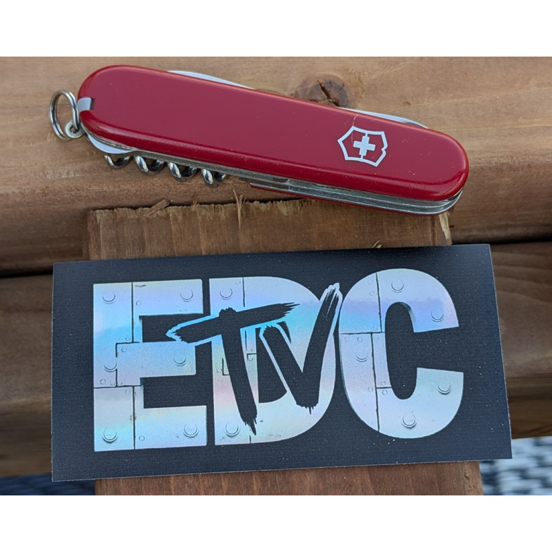 EDC-TV Sticker- Holographic